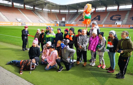 Pierwszy dzień wiosny na stadionie