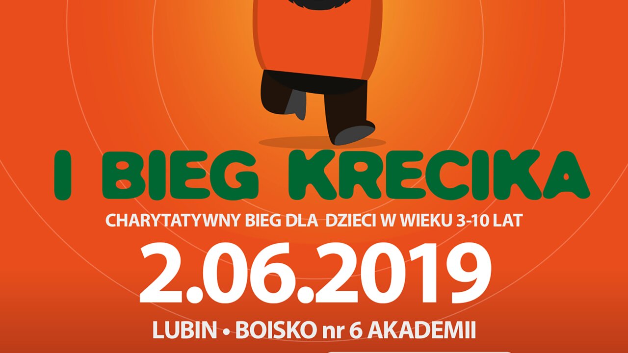 I Bieg Krecika w Akademii Piłkarskiej KGHM Zagłębia już 2 czerwca!