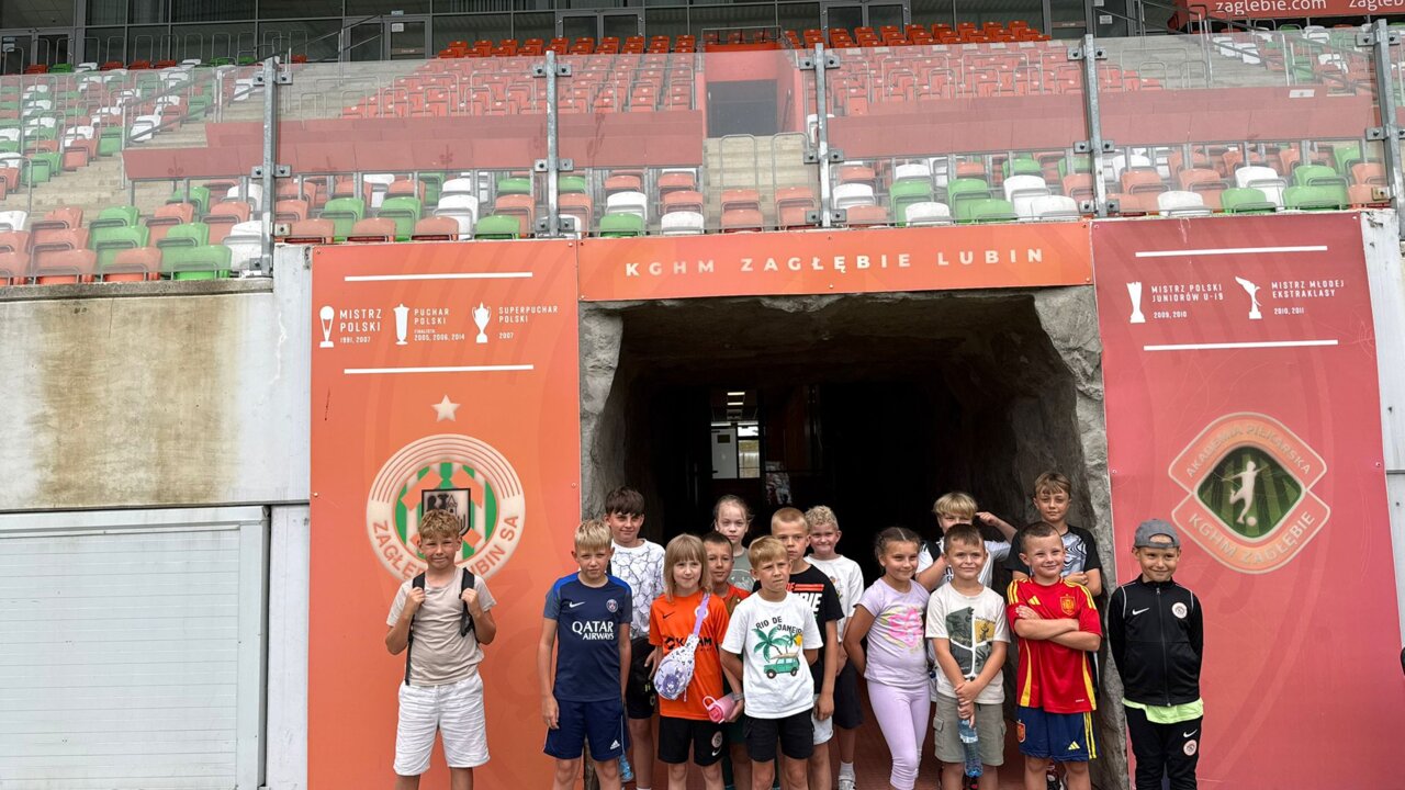 Dzieci z półkolonii odwiedziły KGHM Zagłębie Arenę