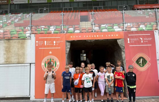 Dzieci z półkolonii odwiedziły KGHM Zagłębie Arenę