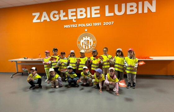 Dzieci z Planety Zdrowia odwiedziły KGHM Zagłębie Arenę