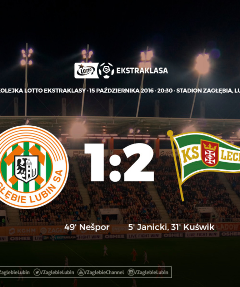 Lechia pokonała Zagłębie