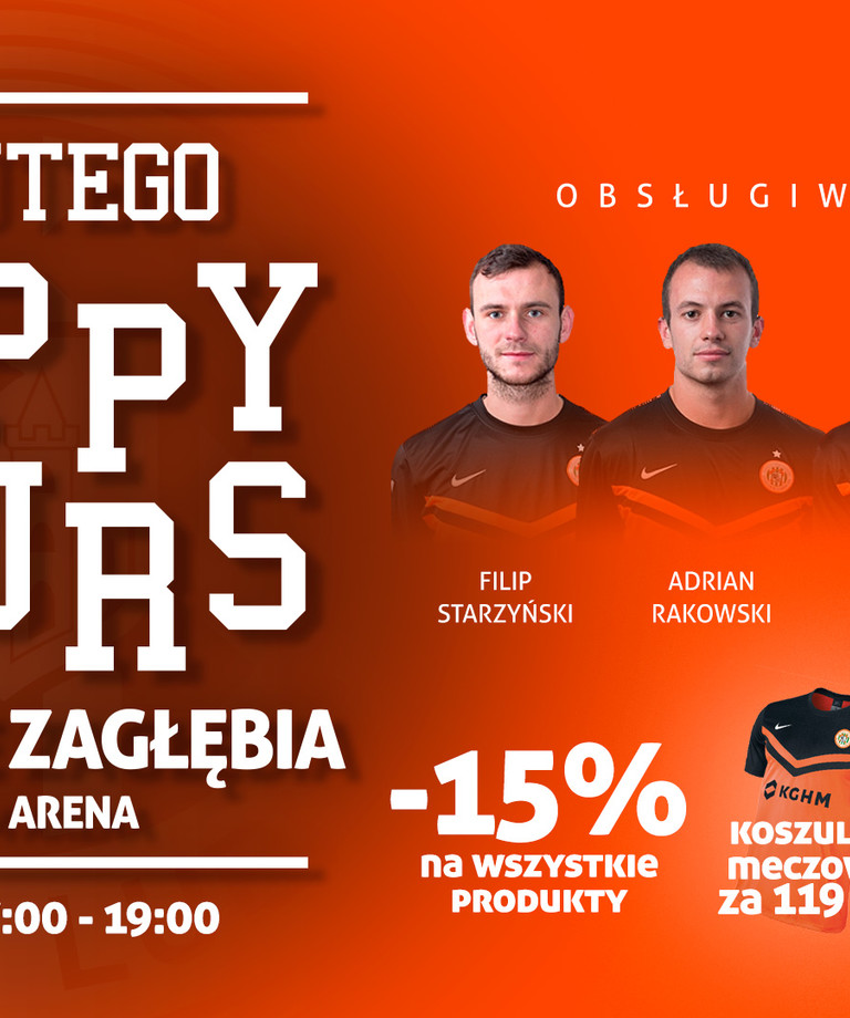 Happy hours w czwartek sklepie Zagłębia