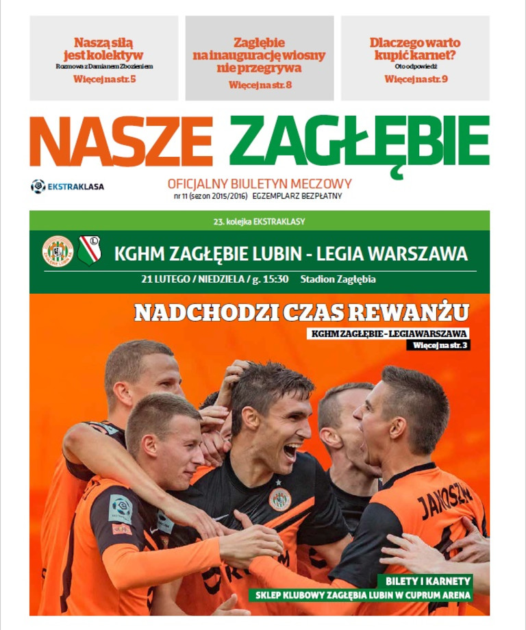 Nasze Zagłębie na rundę wiosenną! Nasze Zagłębie na rundę wiosenną!