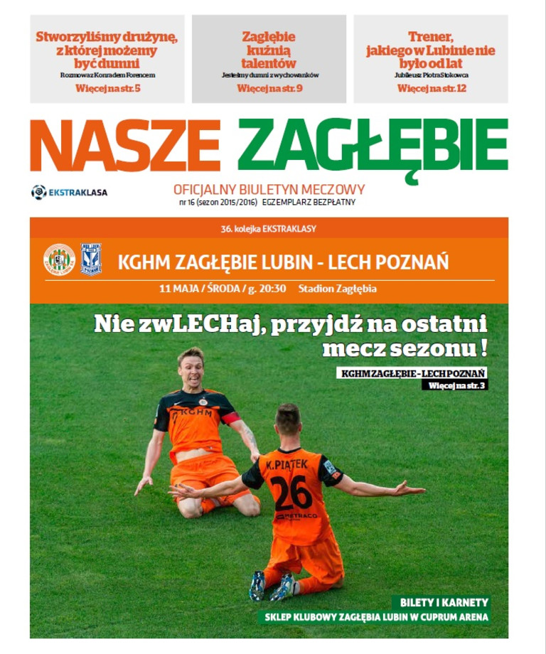 Nasze Zagłębie na mecz z Lechem Poznań!