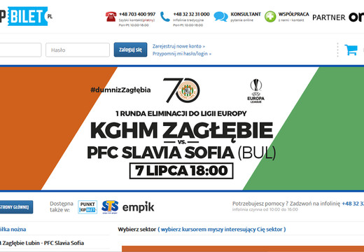 Bilety na mecze Zagłębia przez KupBilet.pl!