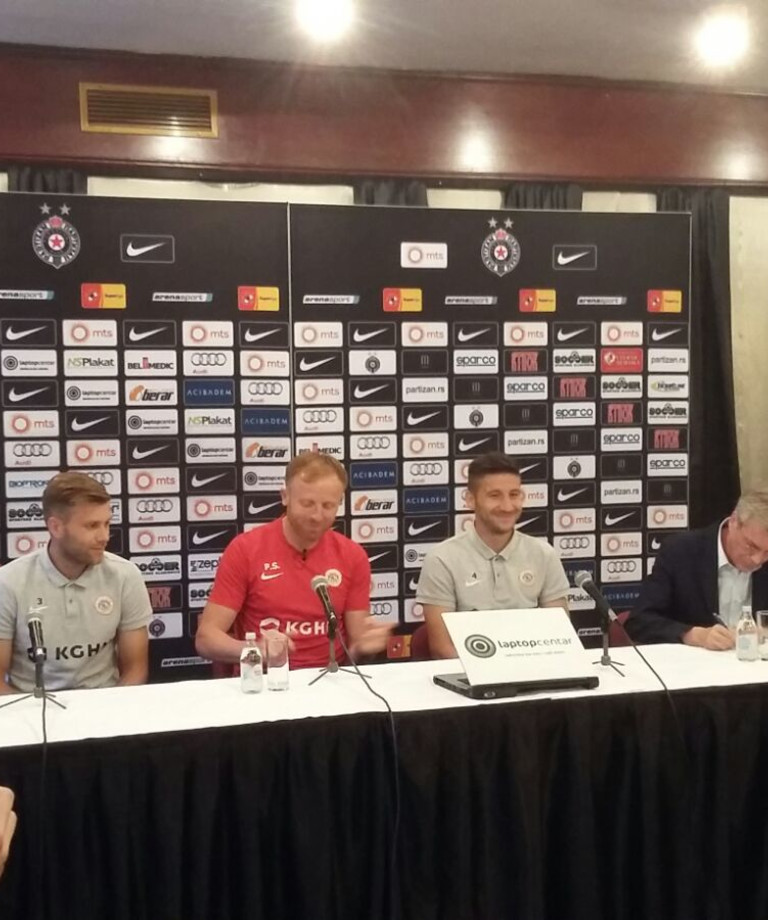 Konferencja prasowa przed meczem Partizan - Zagłębie Konferencja prasowa przed meczem Partizan - Zagłębie