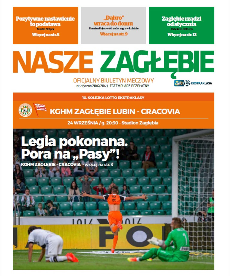 Nasze Zagłębie na mecz z Cracovią Nasze Zagłębie na mecz z Cracovią