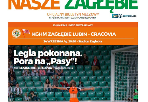 Nasze Zagłębie na mecz z Cracovią