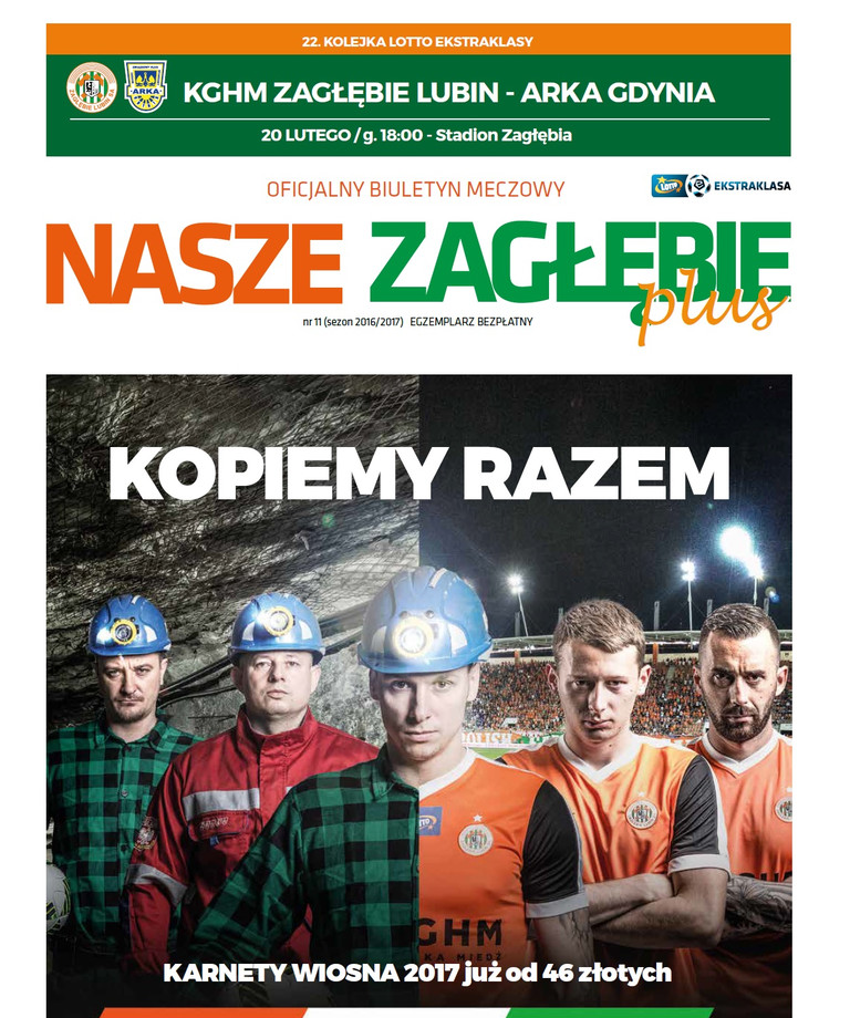 Nasze Zagłębie Plus na mecz z Arką Nasze Zagłębie Plus na mecz z Arką