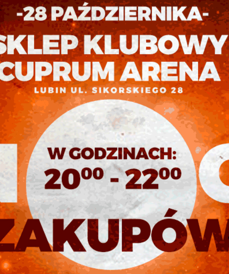 Straszne rabaty w sklepie Zagłębia! Straszne rabaty w sklepie Zagłębia!