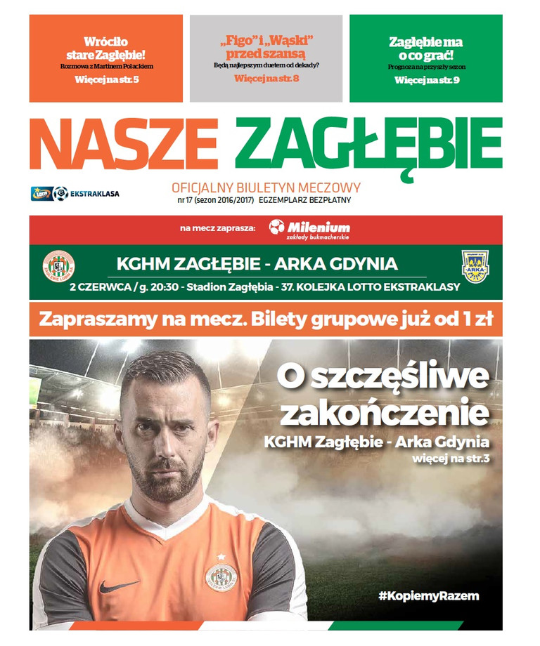 Nasze Zagłębie na mecz z Arką! Nasze Zagłębie na mecz z Arką!