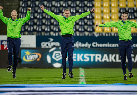 Piotr Lasyk arbitrem meczu KGHM Zagłębie Lubin - Wisła Płock