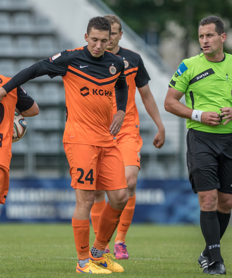 Dominik Sulikowski arbitrem meczu Górnik Zabrze - KGHM Zagłębie Lubin