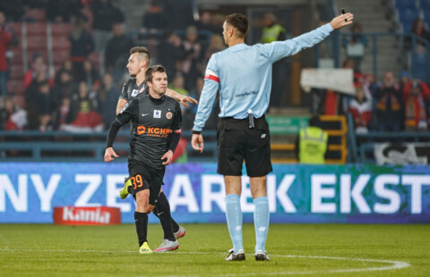 Krzysztof Jakubik arbitrem meczu Jagiellonia Białystok - KGHM Zagłębie Lubin