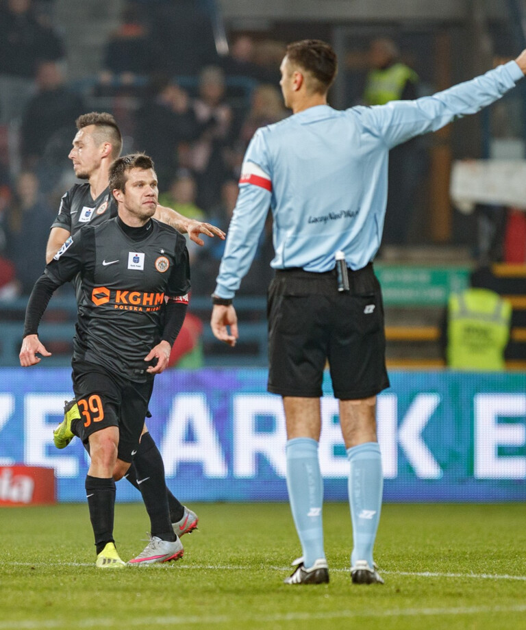 Krzysztof Jakubik arbitrem meczu Jagiellonia Białystok - KGHM Zagłębie Lubin