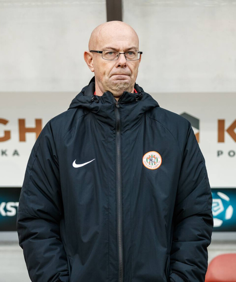 Trener Ben Van Dael przed meczem Jagiellonia Białystok - KGHM Zagłębie Lubin Trener Ben Van Dael przed meczem Jagiellonia Białystok - KGHM Zagłębie Lubin