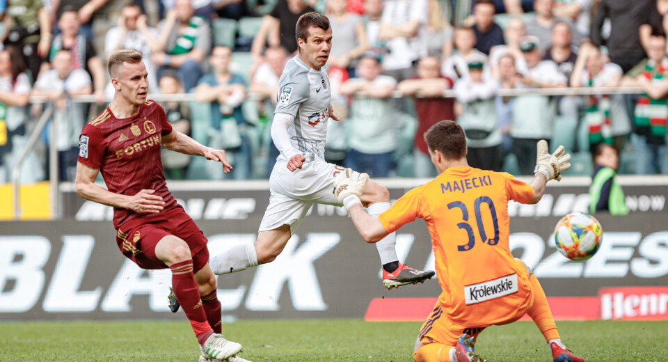 Skrót meczu Legia Warszawa - KGHM Zagłębie (2:2)