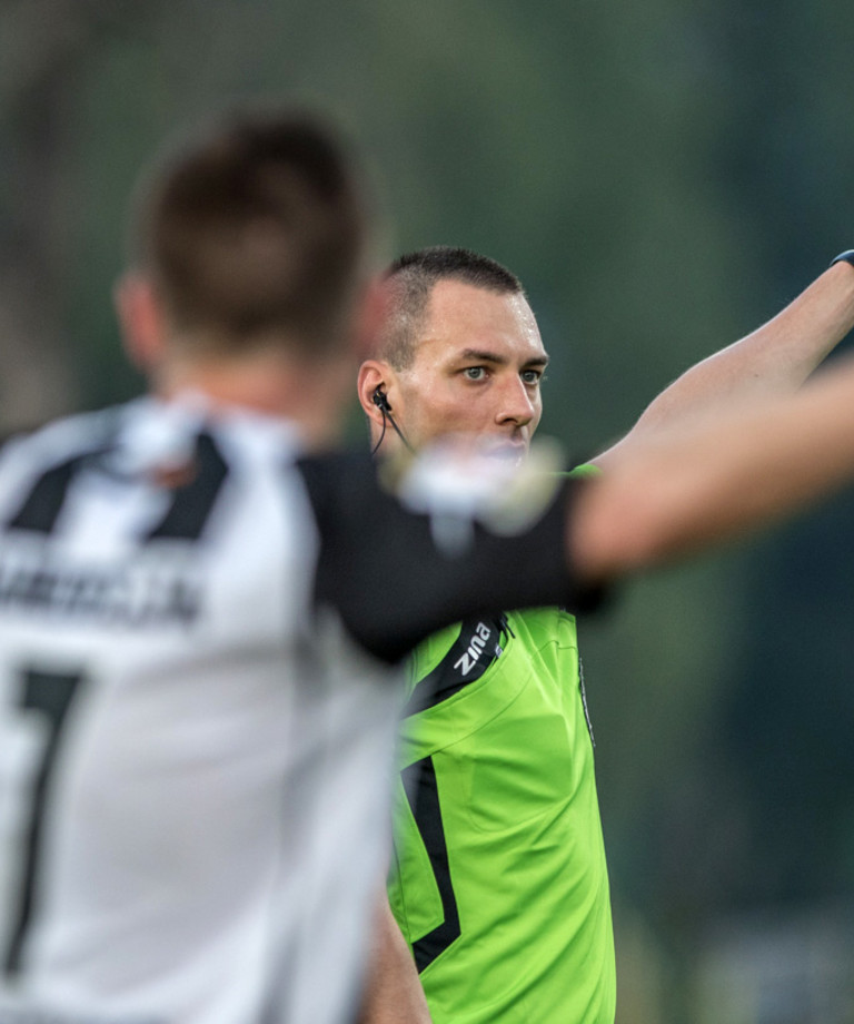 Zbigniew Dobrynin arbitrem meczu Zagłębie Lubin - Zagłebie Sosnowiec Zbigniew Dobrynin arbitrem meczu Zagłębie Lubin - Zagłebie Sosnowiec
