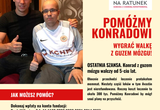 Miedziowa mobilizacja! Konrad Pokora potrzebuje naszego wsparcia! 