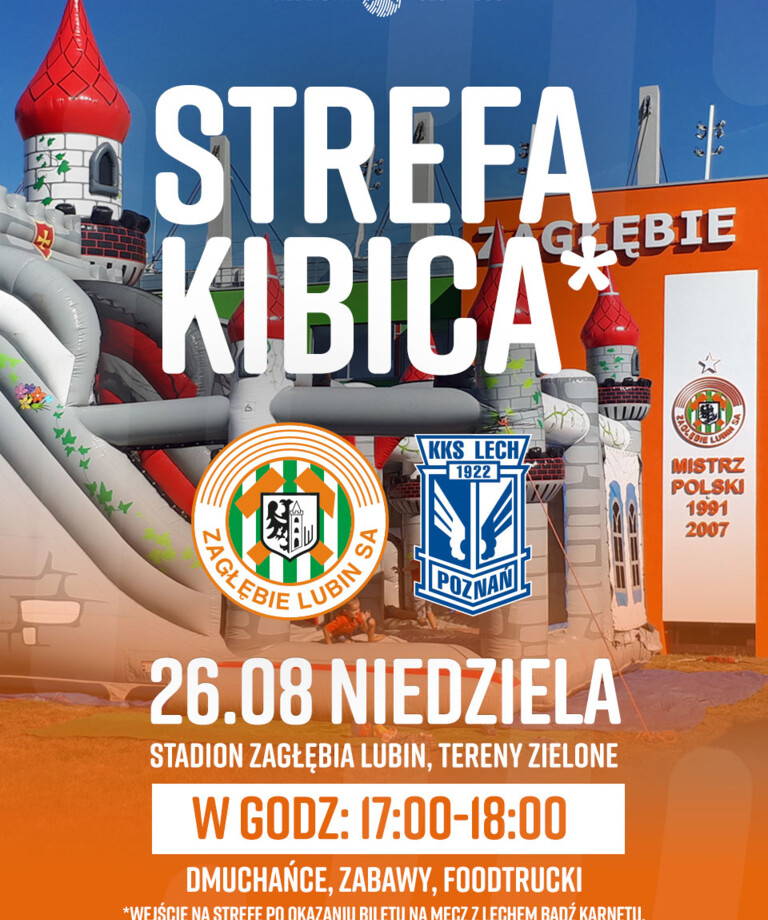 Przed meczem z Lechem Poznań specjalna strefa dla kibiców Przed meczem z Lechem Poznań specjalna strefa dla kibiców