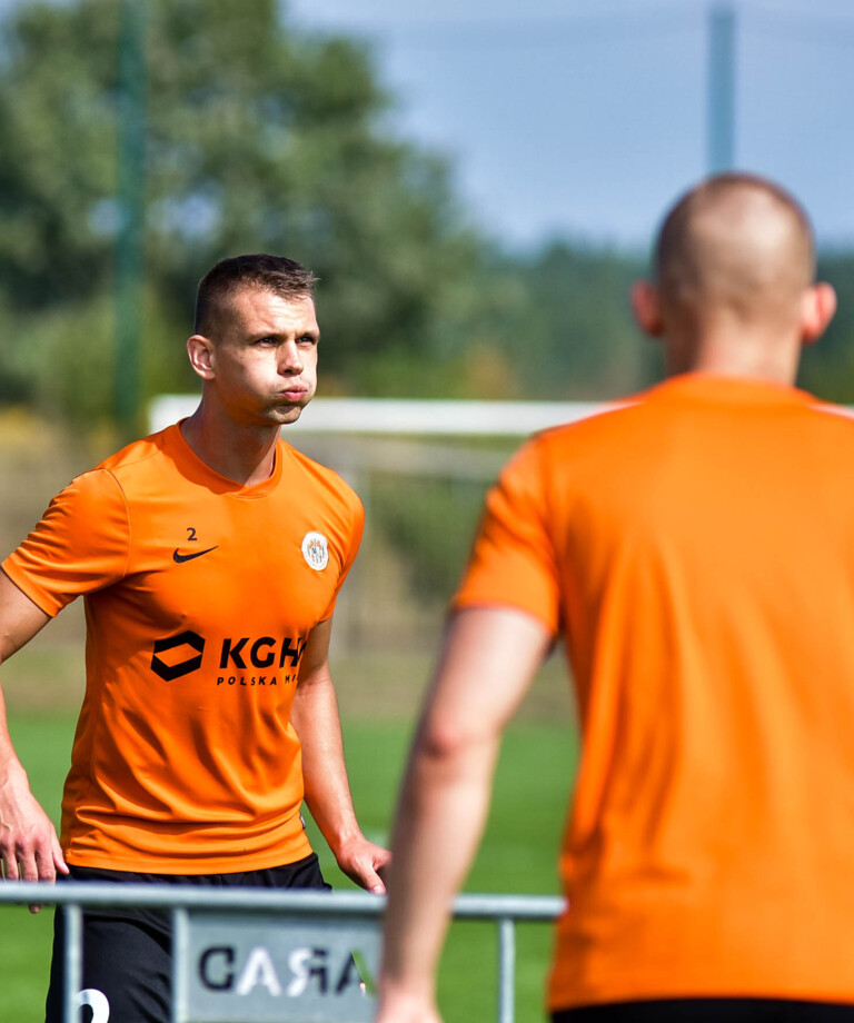 Wtorkowy trening Miedziowych w obiektywie Wtorkowy trening Miedziowych w obiektywie