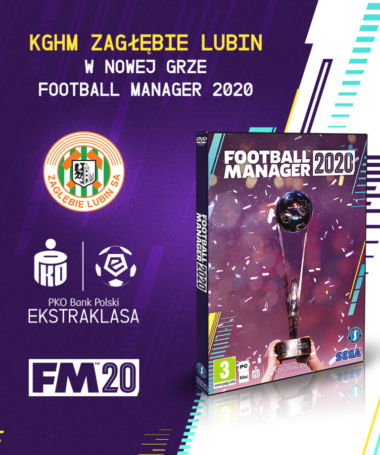 Nowy Football Manager 2020 z PKO Ekstraklasą i KGHM Zagłębiem!