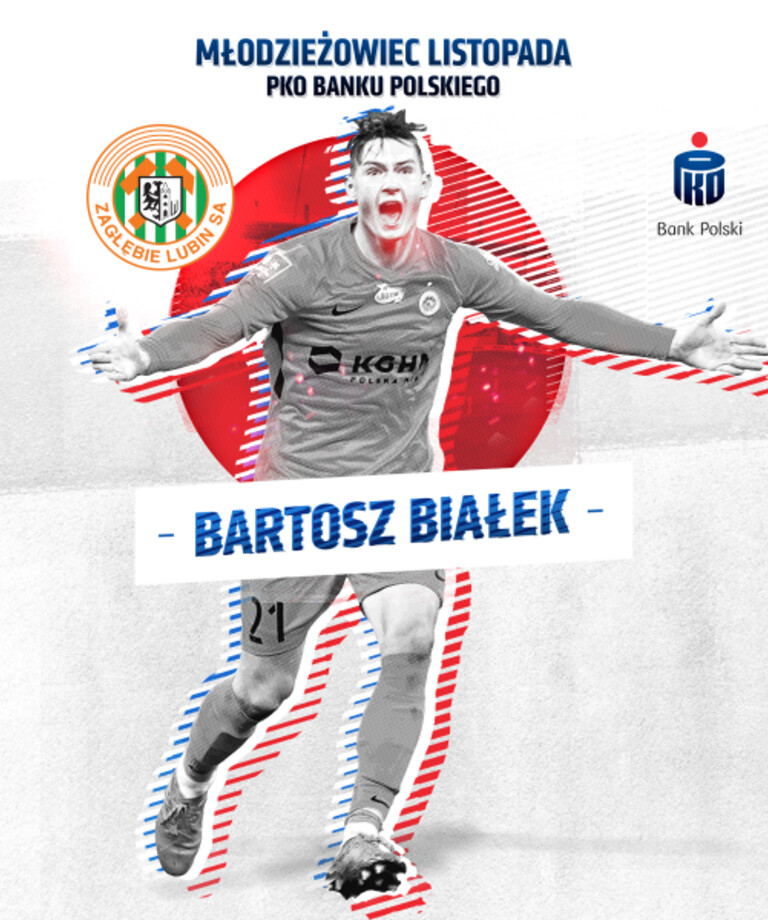 Bartosz Białek Młodzieżowcem Miesiąca! Bartosz Białek Młodzieżowcem Miesiąca!