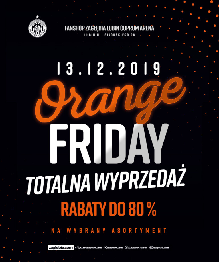 FAN SHOP | Orange Friday nawet do - 80%