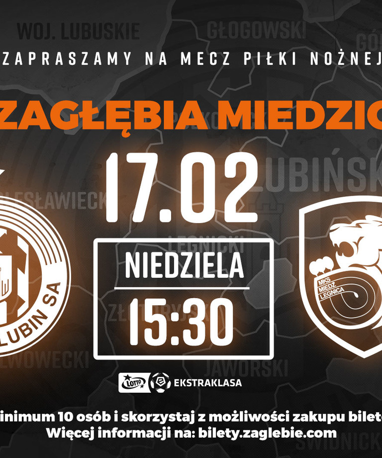 Bilety na derbowe spotkanie z Miedzią już w sprzedaży! Bilety na derbowe spotkanie z Miedzią już w sprzedaży!