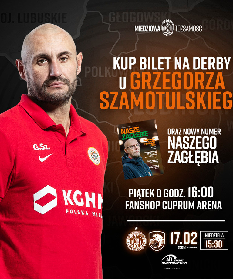 Przyjdź do FanShopu Zagłębia i kup bilet u Grzegorza Szamotulskiego!
