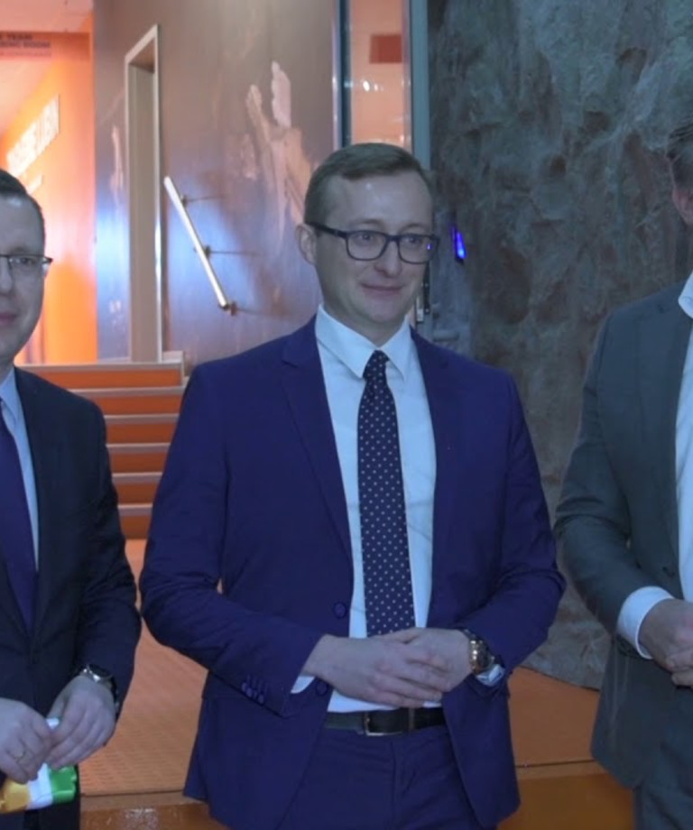 Uroczyste otwarcie tunelu na Stadionie Zagłębia | Konferencja Uroczyste otwarcie tunelu na Stadionie Zagłębia | Konferencja