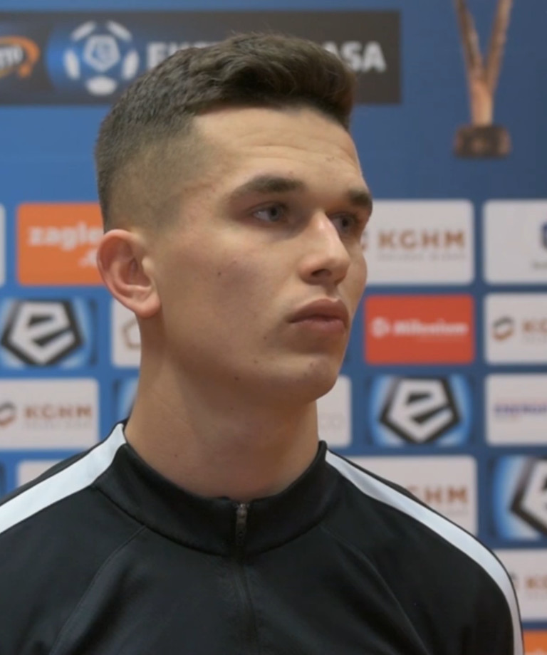 Dawid Pakulski przed derbami ze Śląskiem Wrocław Dawid Pakulski przed derbami ze Śląskiem Wrocław