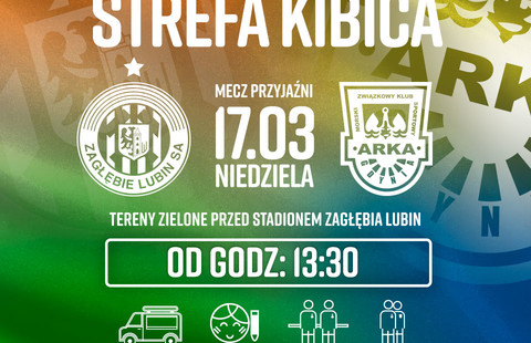 Przyjdź na mecz z Arką i baw się znakomicie na Strefie Kibica!