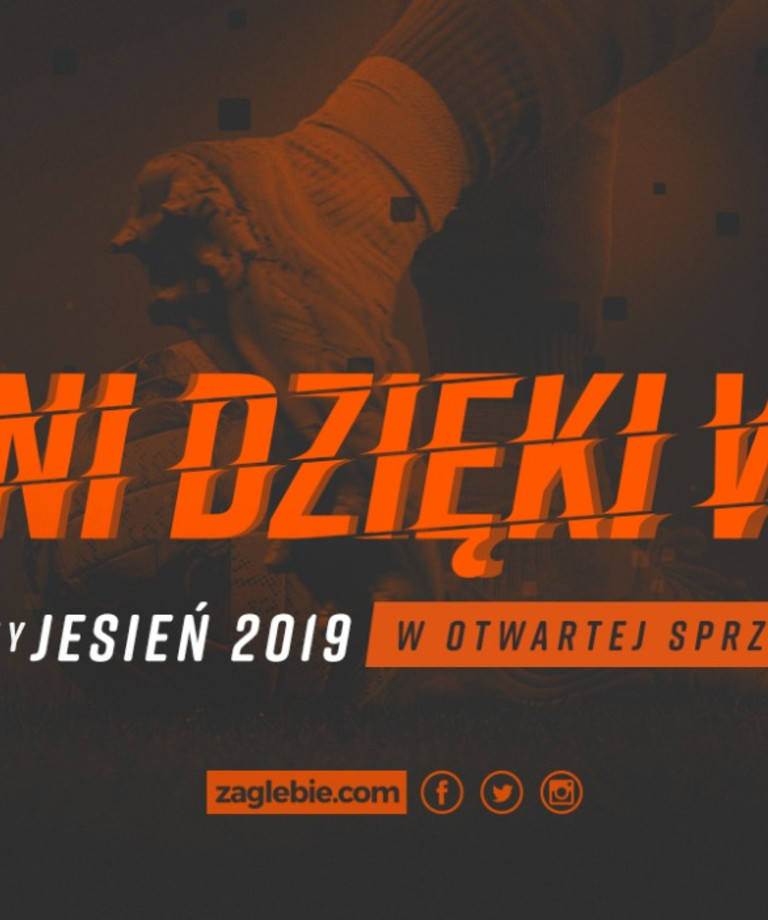 Od dziś karnet JESIEŃ 2019 w otwartej sprzedaży Od dziś karnet JESIEŃ 2019 w otwartej sprzedaży