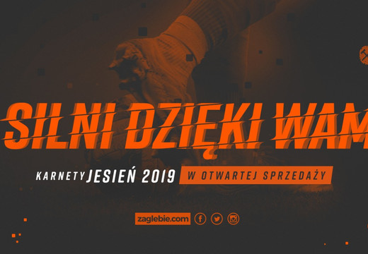 Od dziś karnet JESIEŃ 2019 w otwartej sprzedaży