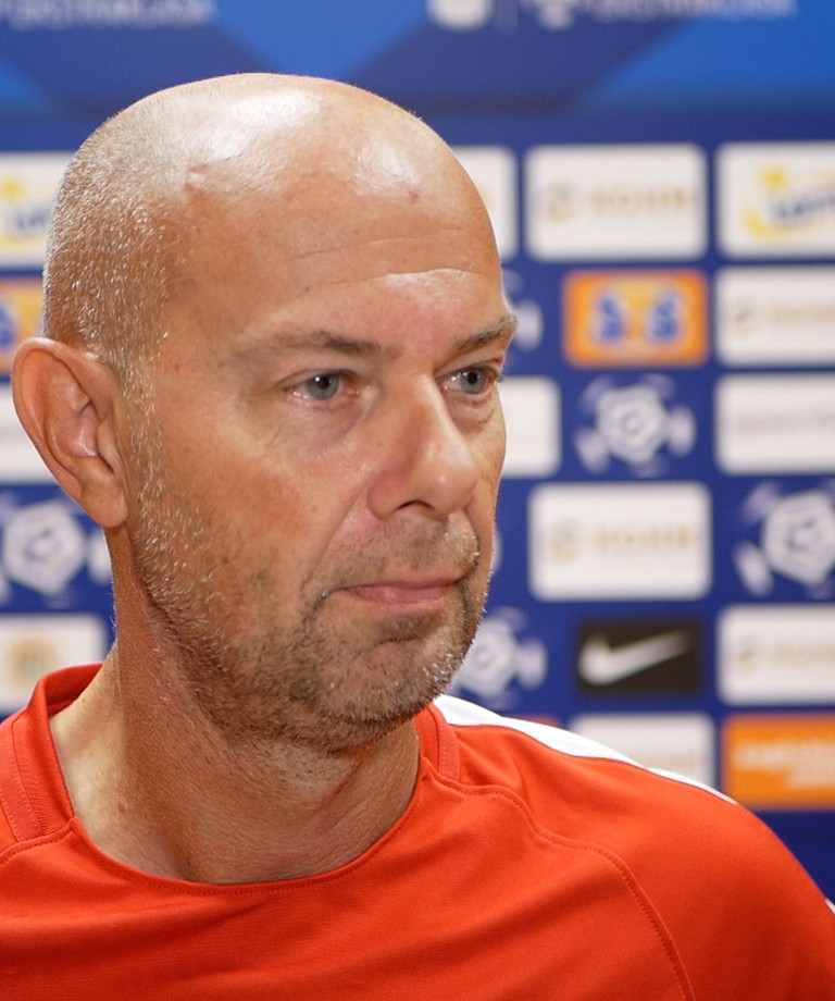Ben van Dael przed meczem z Górnikiem Zabrze Ben van Dael przed meczem z Górnikiem Zabrze