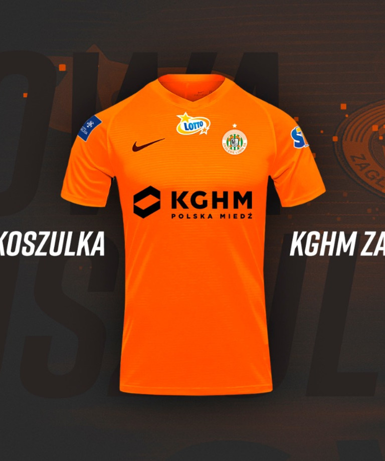 Oficjalna koszulka meczowa KGHM Zagłębia Lubin w sprzedaży Oficjalna koszulka meczowa KGHM Zagłębia Lubin w sprzedaży
