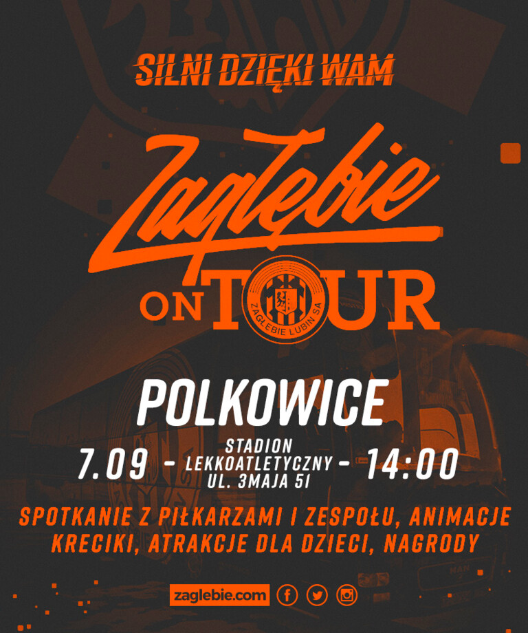 Zagłębie on Tour | Kolejny przystanek - Polkowice Zagłębie on Tour | Kolejny przystanek - Polkowice