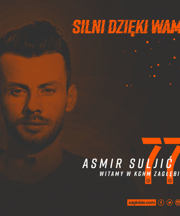 Asmir Suljić: Nazywają mnie "Królem Asyst" Asmir Suljić: Nazywają mnie "Królem Asyst"
