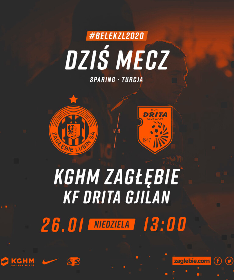 #BelekZL2020 | KGHM Zagłębie - FC Drita 0:1 (0:1)