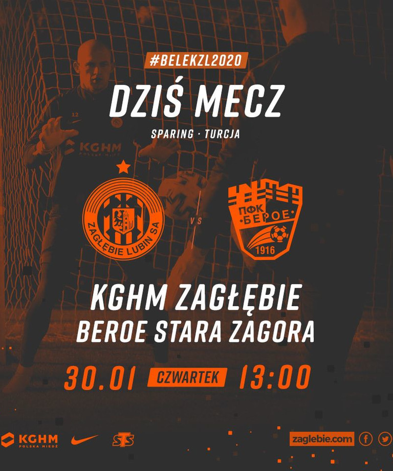 #BelekZL2020 | KGHM Zagłębie Lubin vs Beroe Stara Zagora 3:0 (2:0)