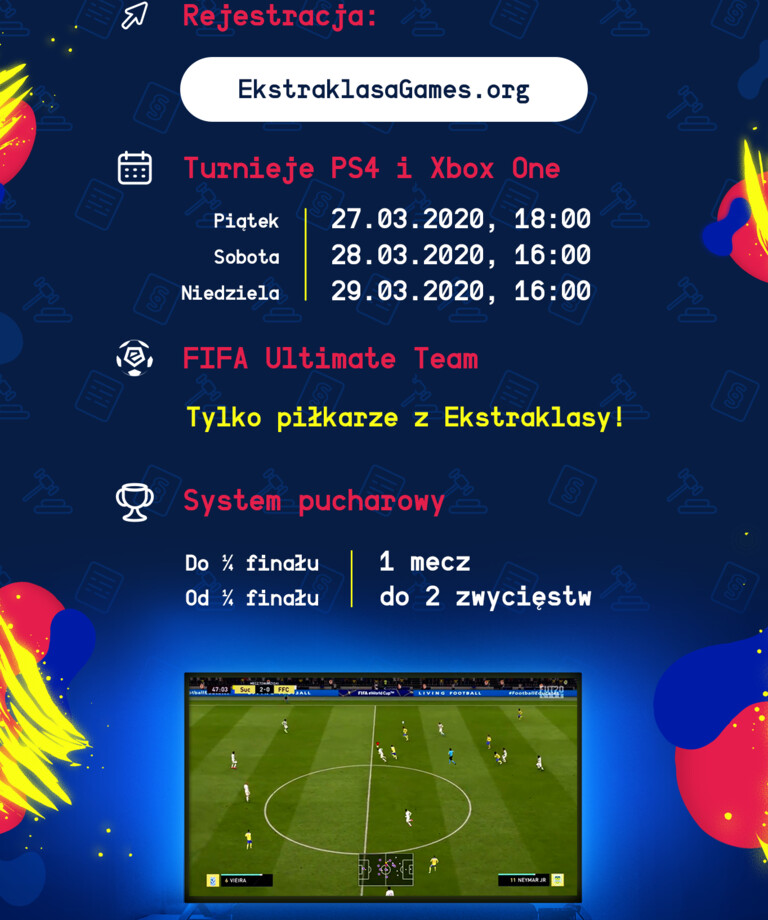 #ZostanWDomu z FIFA20 – zagraj w turnieju Ekstraklasy!