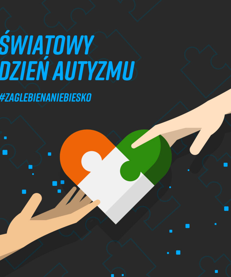 #PolskaNaNiebiesko | Zagłębie solidarne z chorymi #PolskaNaNiebiesko | Zagłębie solidarne z chorymi