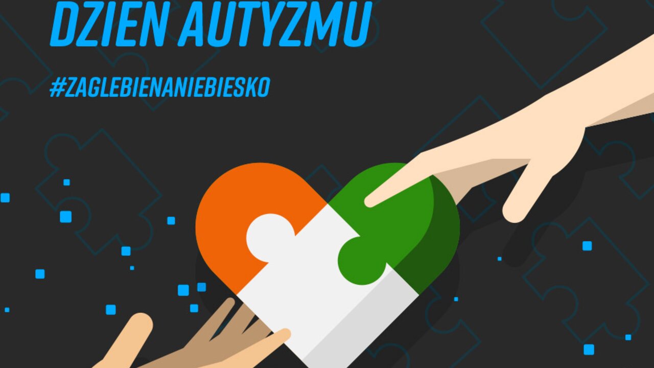 #PolskaNaNiebiesko | Zagłębie solidarne z chorymi #PolskaNaNiebiesko | Zagłębie solidarne z chorymi