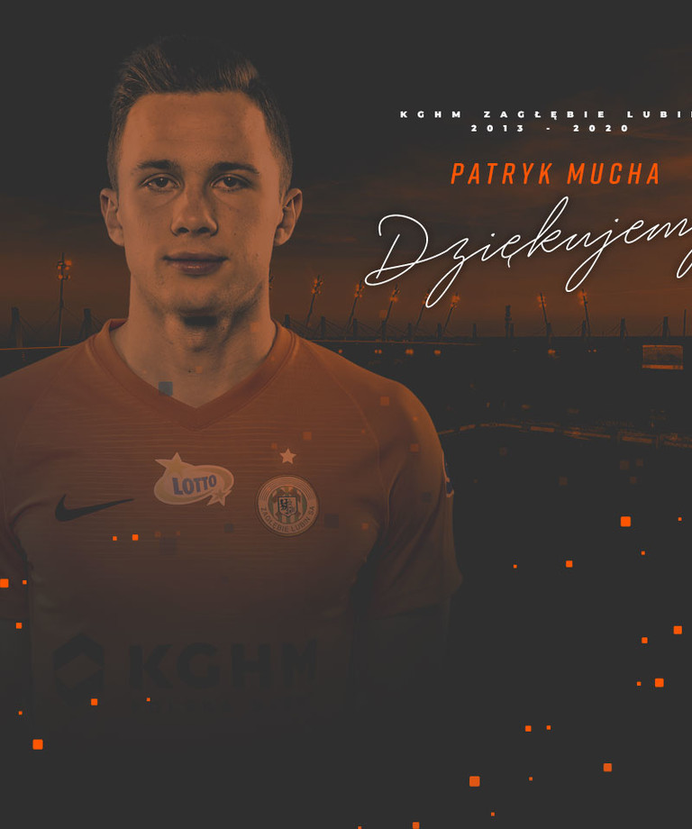 Patryk Mucha odchodzi z KGHM Zagłębia Lubin Patryk Mucha odchodzi z KGHM Zagłębia Lubin