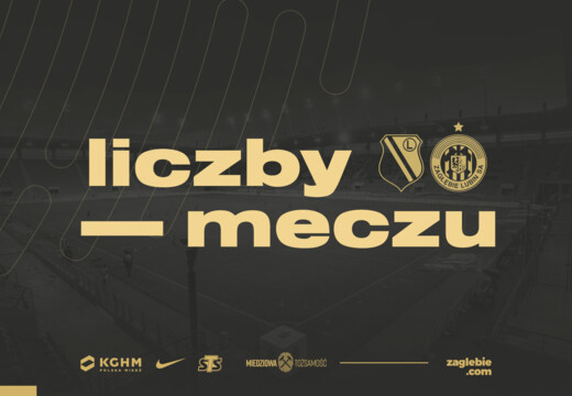 Liczby meczu Legia Warszawa - KGHM Zagłębie Lubin 