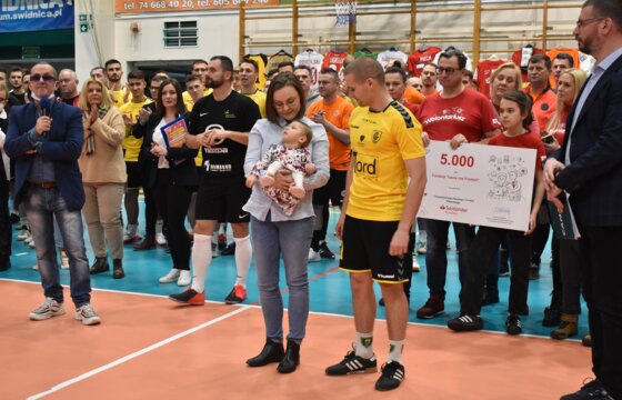 Miedziowi zagrali w turnieju charytatywnym dla Hani Błąd