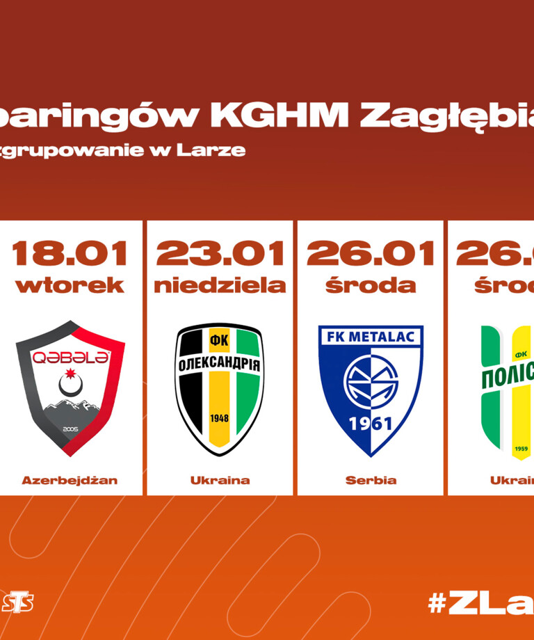 Plan sparingów KGHM Zagłębia podczas obozu w Turcji Plan sparingów KGHM Zagłębia podczas obozu w Turcji