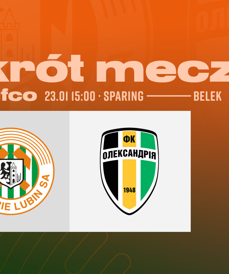Skrót meczu KGHM Zagłębie - FK Oleksandria Skrót meczu KGHM Zagłębie - FK Oleksandria